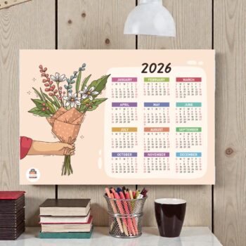 تقويم ورقي ٢٠٢٦